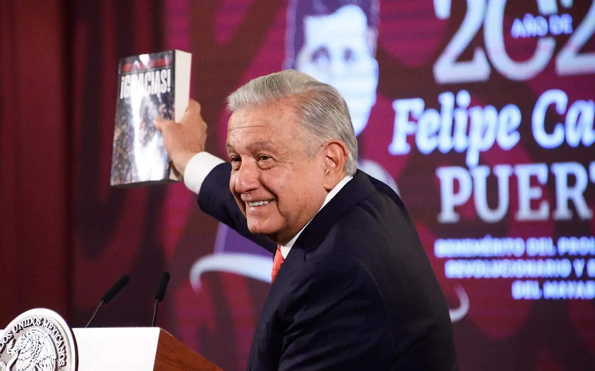 1Nuevo libro de AMLO agotado en Tampico